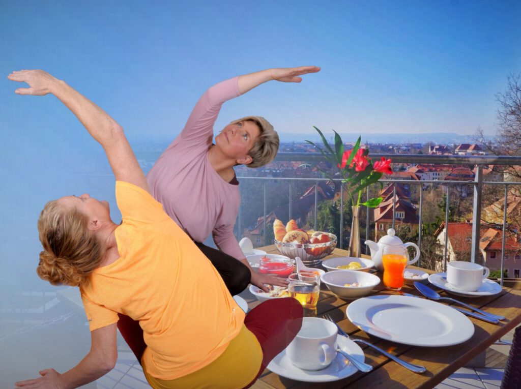 Yoga und Frühstück Hotel & Restaurant Bergwirtschaft Wilder Mann in