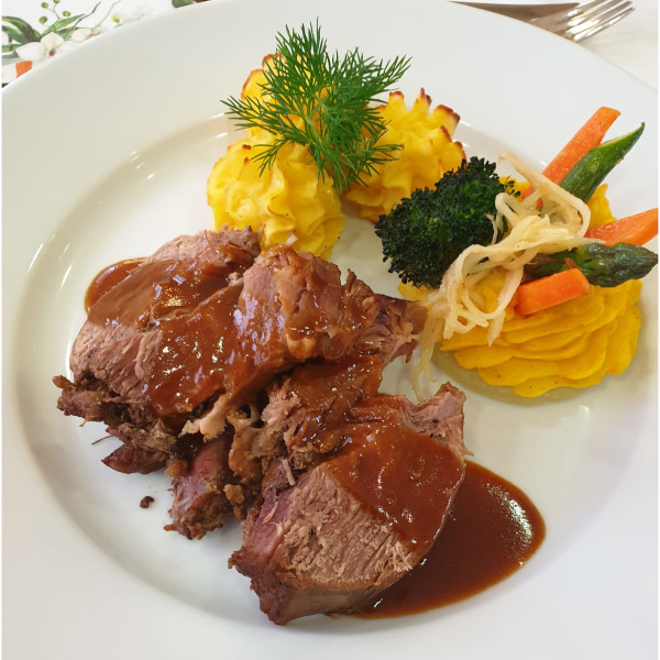Ein Tellergericht aus unserem Restaurant